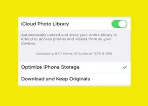 Optimize iPhone storage