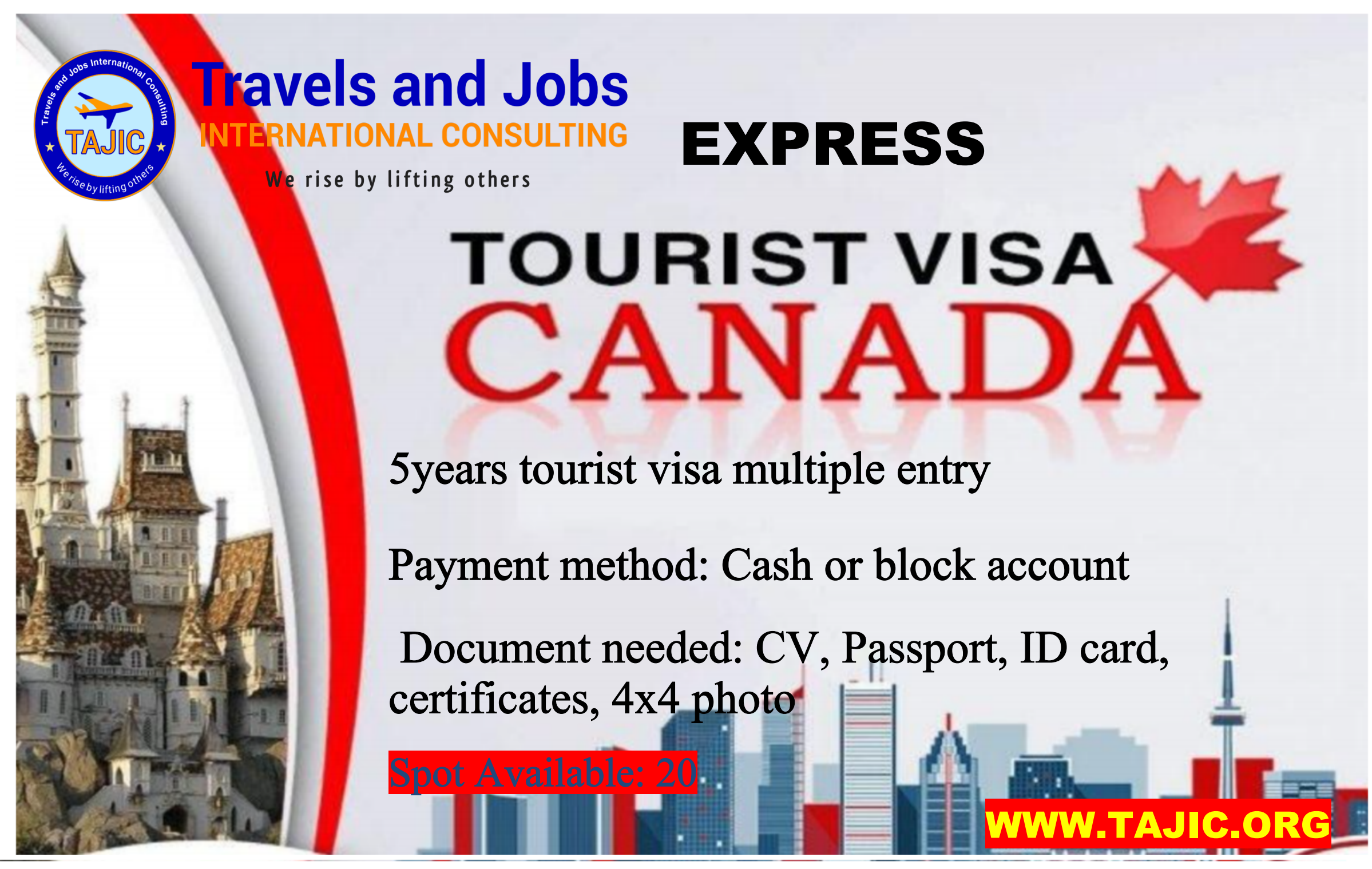 express Canada Tourist Visa